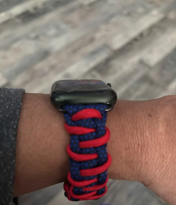 Blue and red band